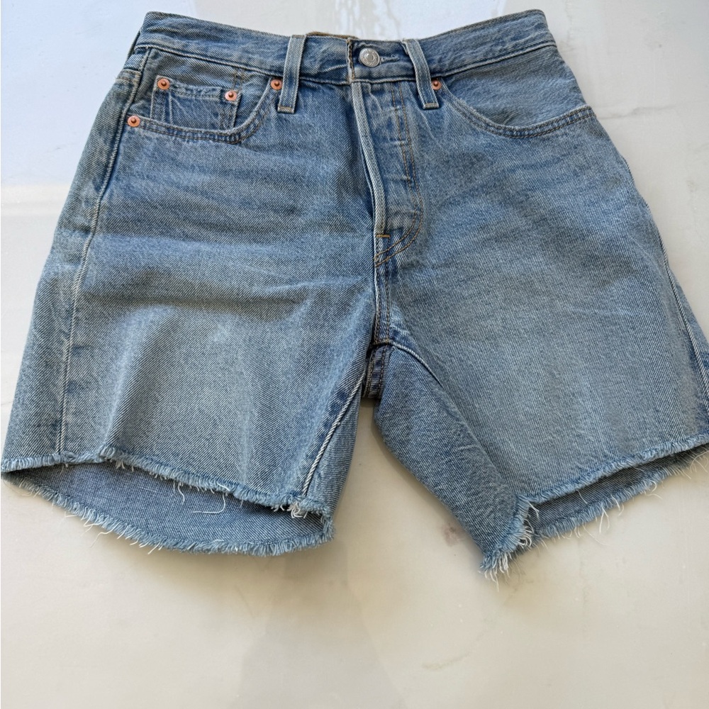 Levi's Light Blue Jean Shorts for Women. Like new!
